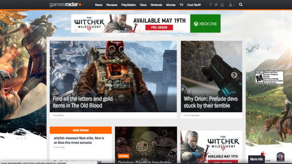 witcher display advertising